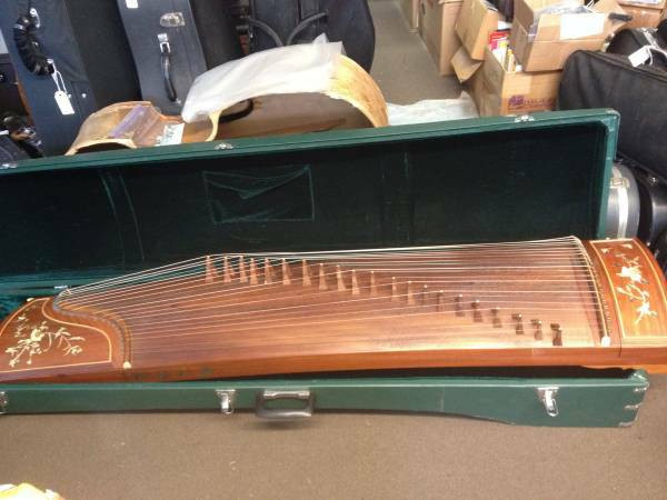 63 Inch long Gu Zheng with Deluxe Hardshell Case
